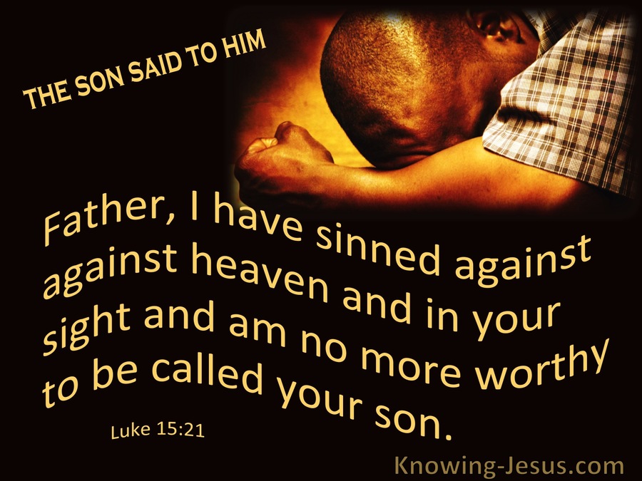 Luke 15:21The Prodigal Son Sinned (brown)